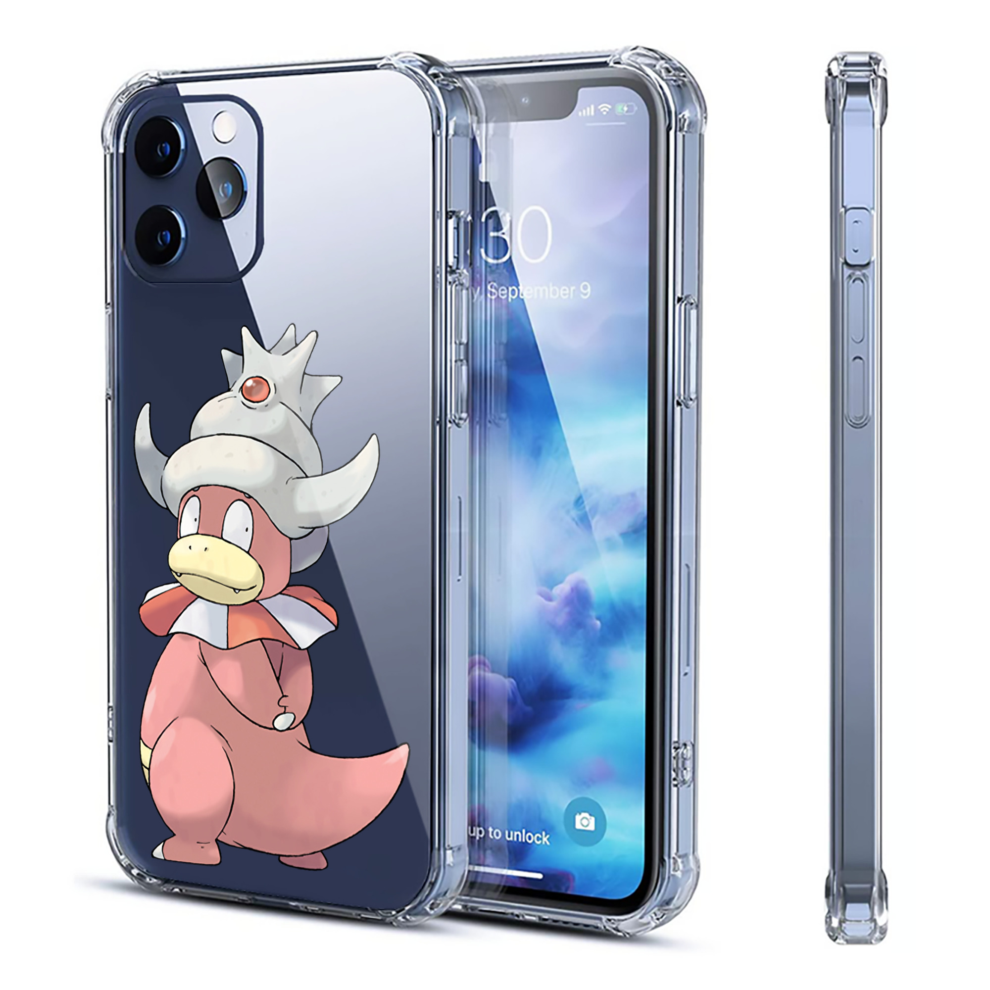 （画像用） ポケットモンスター Pokémon 【iPhone 12シリーズ対応】透明スマホケース（クリアソフトケース）
